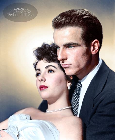 Elizabeth Taylor And Montgomery Clift 1951 By Xxwildestheartxx On