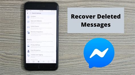How To Recover Deleted Messages On Messenger 2021 Retrieve Deleted