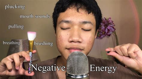 Asmr Plucking And Snipping Your Negative Energy Youtube