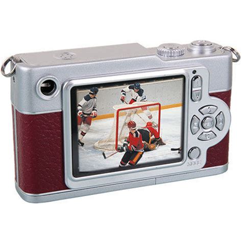 Vivitar Polaroid Ie827 Retro Digital Camera Red