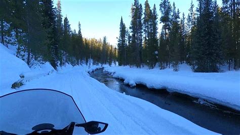Two Top Loop West Yellowstone Snowmobiling Youtube