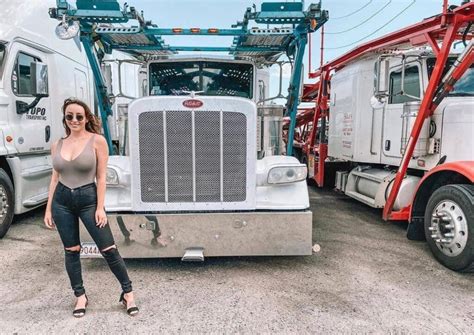female truck driver road safety and more truck lovers