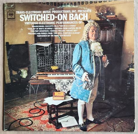 Walter Wendy Carlos Switched On Bach 1972 Reissue Vinyl Lp Vgvg