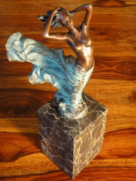 Bronze Statue Virgin Marble Erotic Sculpture Woman Nude Venus Goddess