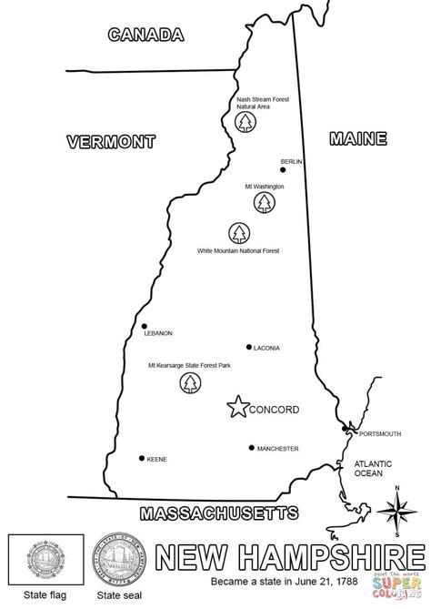 Printable Map Of Nh