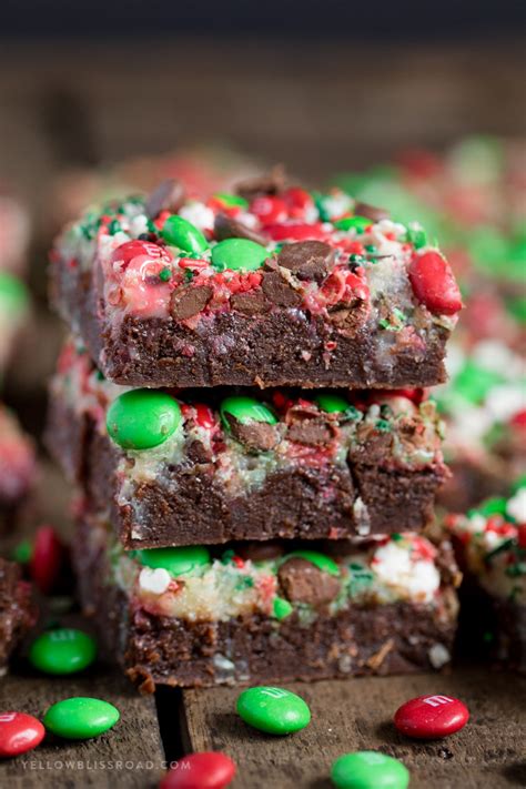 Not your usual christmas tree brownies! Blogger's Best Christmas Cookie Recipes