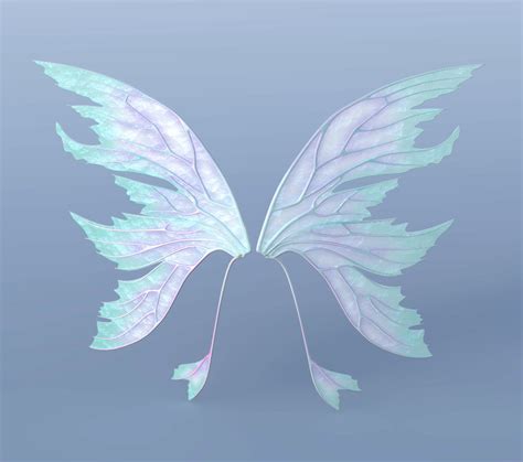 3d Set Fairy Wings Turbosquid 1293913 Gambar Sayap Sayap Peri