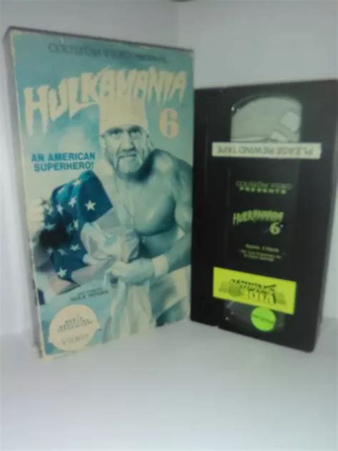 Wwf Hulkamania Vhs Coliseum Video Hulk Hogan Wrestling Wwe