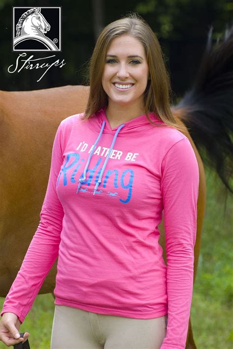 Show Your Love Of Equestrian Sports With This Neon Pink Id Rather Be