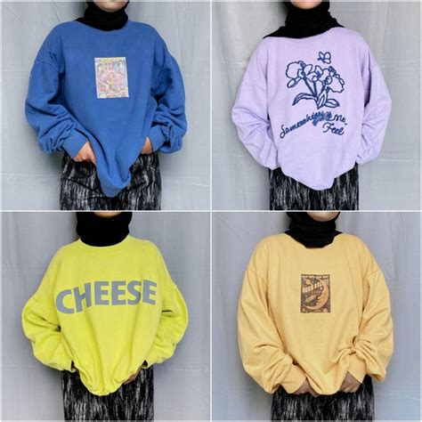 Jual Sweater Thrift Azurathrift Indonesia Shopee Indonesia