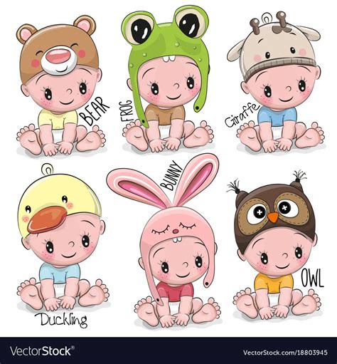 Cartoon Cute Baby Animal Pictures