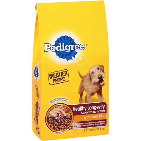 Pedigree Food For Dogs Healthy Longevity 35 Lb 159 Kg Pet