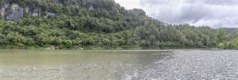 Buller River Waters At Lower Gorge Near Inangahua West Coast New