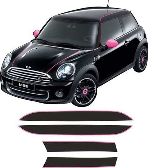 Zen Graphics Mini R56 Ray Bonnet And Roof Stripes Stickers