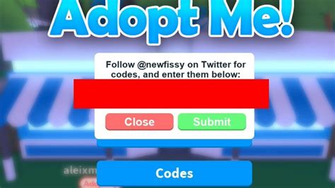 Adopt Me Twitter Codes Adopt Me Codes Full List August 2021 A New