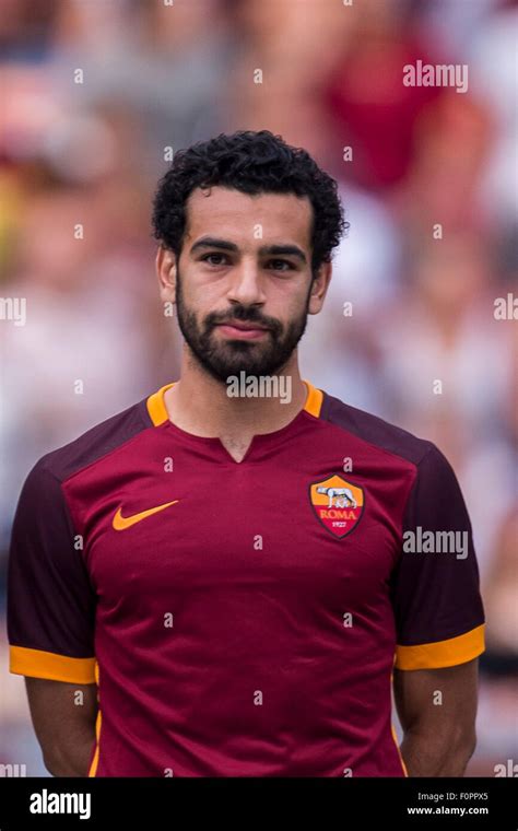 Mohamed Salah Roma August 14 2015 Football Soccer As Roma