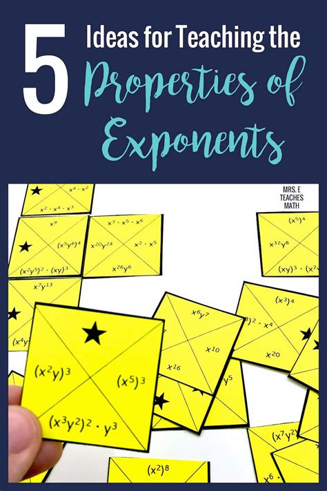 5 Ideas For Teaching Exponents Mrs E Teaches Math