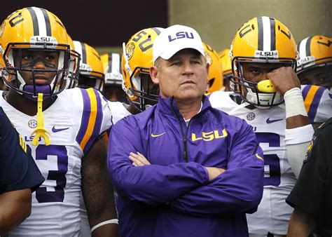 Longtime LSU Head Football Coach Les Miles From Ole Miss
