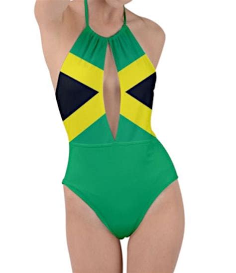 jamaican flag swimsuit etsy
