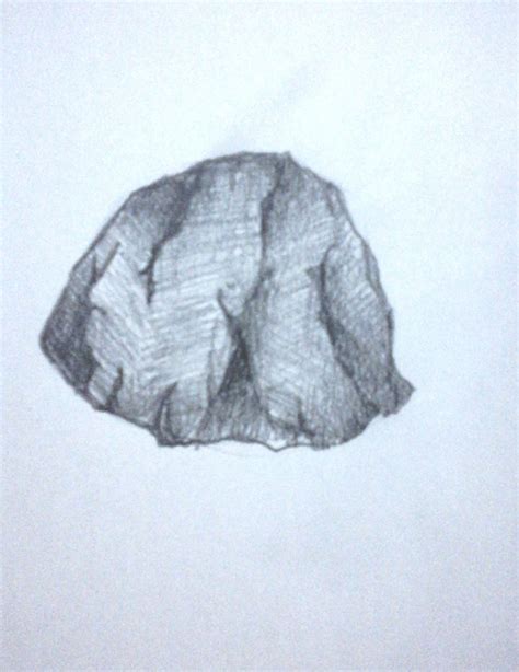 Cara menggambar Batu/karang