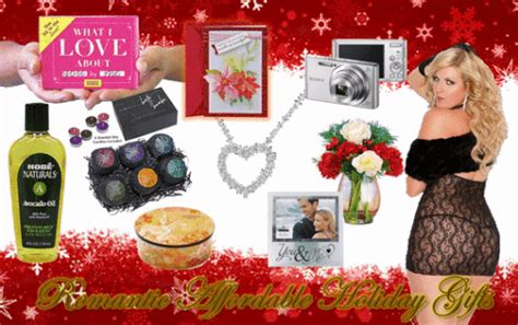 A lot of that pressure is getting the right gift, finding something that will get noticed and show you pay attention, and expressing just how much you care about her. 5 Romantic Affordable Holiday Gifts for Him & Her ...