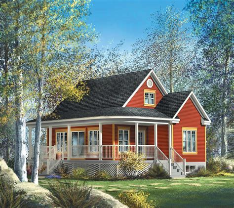 Cute Country Cottage - 80559PM | Architectural Designs - House Plans