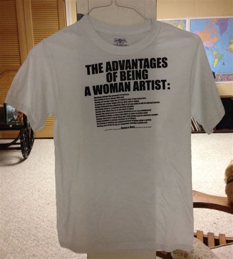 Guerrilla Girls Advantages Of Being A Woman Artist Shirt