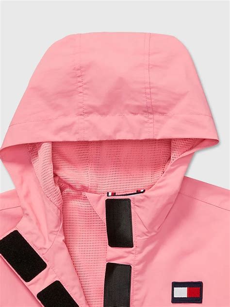Adaptive Hooded Windbreaker Pink Tommy Hilfiger