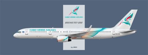 Cabo Verde Airlines Boeing 757 200 Cabo Verde Airlines New Livery
