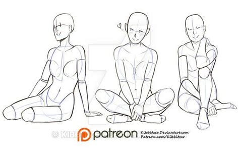 Sitting Positions Text How To Draw Manga Anime Figure Drawing