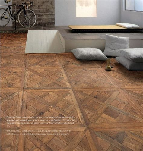 Oak Mosaic Parquet Engineered Wood Flooring China Parquet Flooring