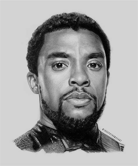 Wakanda Forever My Tribute To Black Panther Pencil Drawing