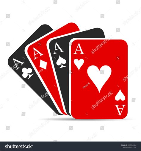 Ace Cards Card Suit Icon Vector Stock Vector Royalty Free 1006586524