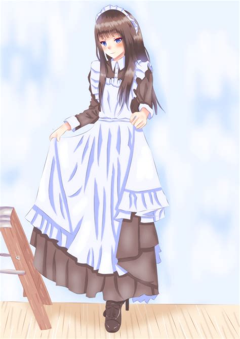 Black Haired Maid Original Ranimemaids