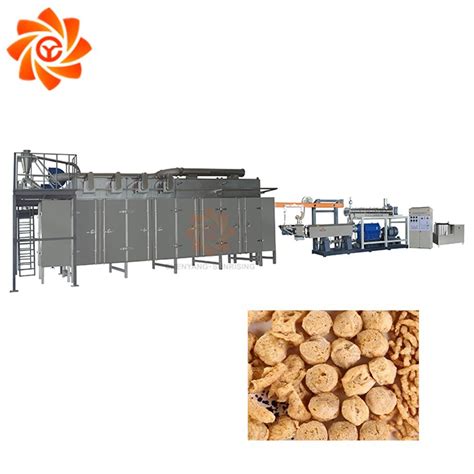 Soy Meat Processing Linetextured Vegetable Soya Protein Making Machines China Artificial Meat