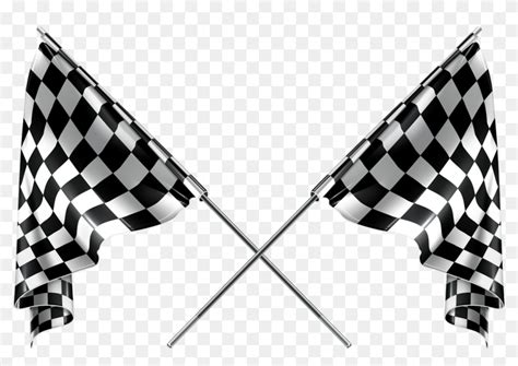 Race Clipart Finish Line Track Racing Checkered Flag Png Transparent