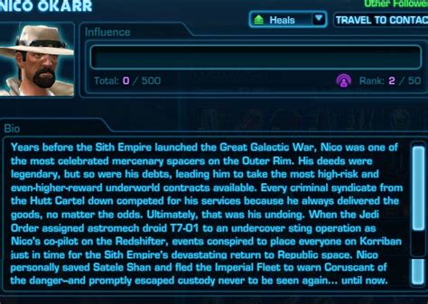 However, if you start or renew a romance in knights of the fallen. SWTOR Fallen Empire Companion Influences Guide - Dulfy