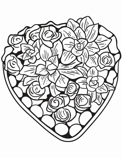 Pin On Best Love Heart Coloring Pages