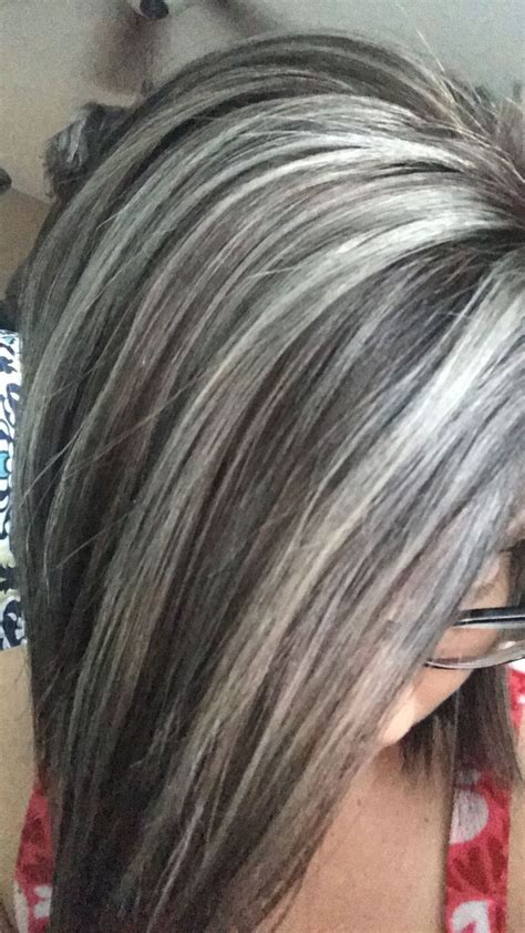 We are loving the contrast between the dark black hair and a rich burgundy hue highlighted on it. white hair with little lowlights - Google Search | Hair ...