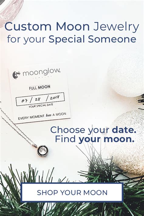 Moonglow Is Jewelry That Features The Picture Of The Moon From The Date