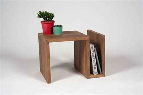 Unique Wood Side Table Cute And Chic At The Same Time The Manhattan