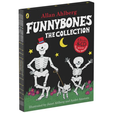 Funny Bones Book Set Childrens 8 Books Kids Collection Audio Cd By