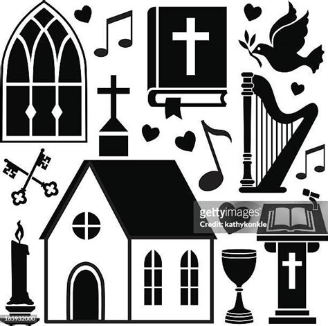 Church Window Silhouette Photos And Premium High Res Pictures Getty