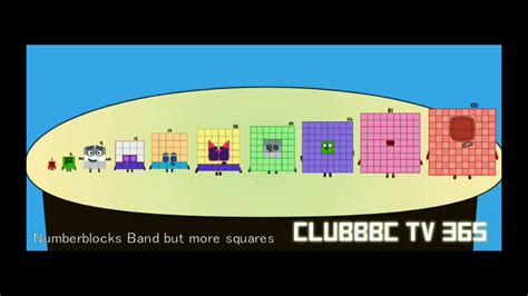 Numberblocks Band But More Squares Youtube