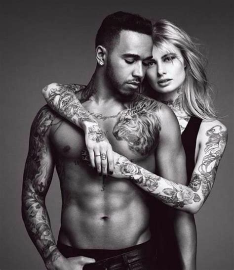 Lewis Hamilton Shows Off His Muscles As He Strips Off For New L Or Al