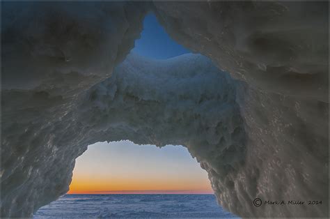 Ice Cave Sunset Mark Miller Flickr