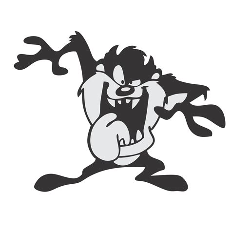 Tasmanian Devil Svg Taz Svg Cartoon Svg Sticker Cut Files Etsy Sweden