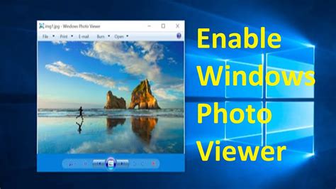 Enable Windows Photo Viewer in Windows 10!! - Howtosolveit - YouTube