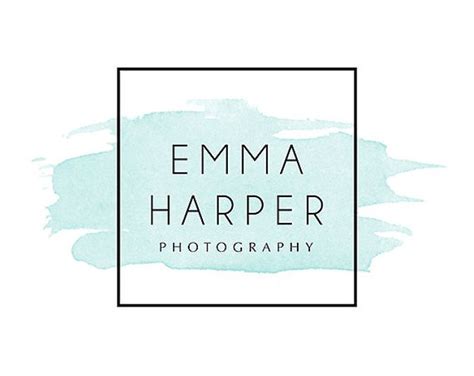 Pre Made Logo Design And Photography Watermark Square Logo Template