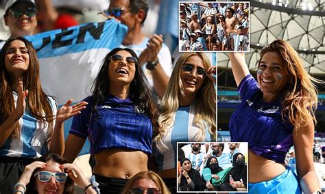 Argentina Fans Take Advantage Of The More Relaxed Dress Code Inside World Cup Stadium Daily